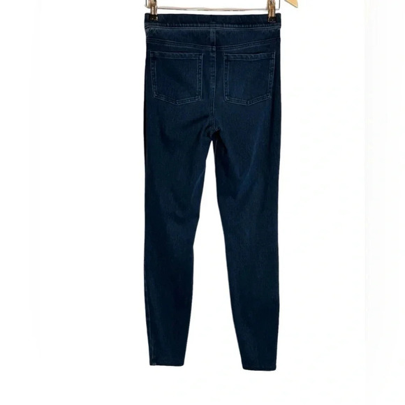 SPANX | Jean ish Ankle Leggings Denim Stretch Pull On Back Pockets - Picture 5 of 8